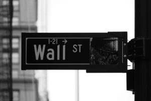 Wall street street sign